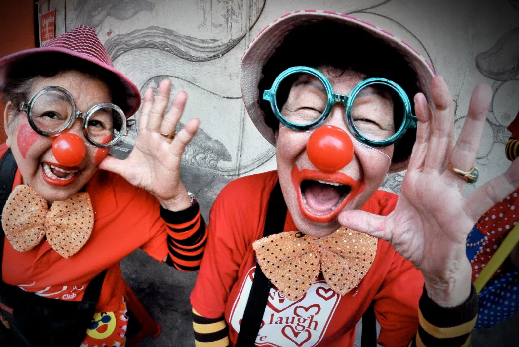 Pay Ah Khee

Meet these two sisters who are 65+ years old and they told me that they enjoyed themselves dressing up as clowns for an event. Just look how happy they are!